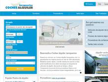 Tablet Screenshot of coches-alquiler-aeropuertos.com